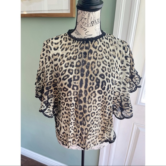 Generation Love Tops - NWOT Generation Love Flowy Cheetah Print Blouse